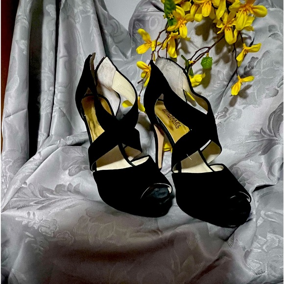 Michael Kors Shoes - Michael Kors Black High Heel Platform Pump